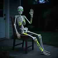 限定10体 planetx CADAVER HALLOWEEN SPECIAL Amazon.com: Oddwaxs 5.4Ft Life Size Halloween Skeleton